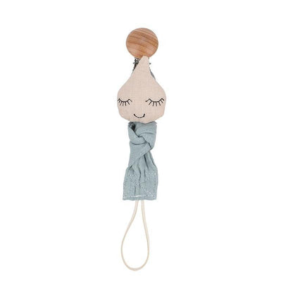 Handmade Modern Unique Baby Pacifier Chain Clip Cotton Cloth Plush Animal Toys Soother Nipples Holder For Baby