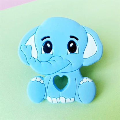 Silicone Elephant Animal Newborn Teethers Toy Cartoon Children Perfect Gift For Baby Boys or Girls