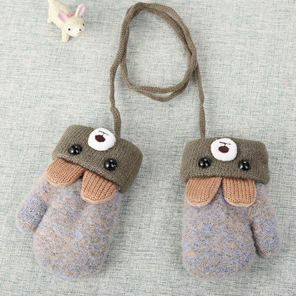 New Fashion Children Winter Caps For Baby Kids Girl Solid Knitted Thick And Modern Caps