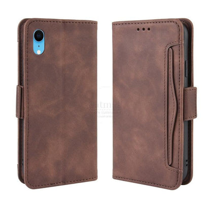 Wallet Cases For iPhone XR Case Magnetic Closure Flip Cover For iPhone X XS Max Leather Card Photo Holder Phone Bags PU Leather Flip Case Cover Stand Pocket for iPhone