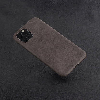 Ultra Thin Phone Cases For iPhone 13 6 7 14Plus XS Max Cover Leather Skin Soft Silicone Case For iPhone XR X 11 12 Pro Case Anti-Scratch iPhone Xs max Cover Genuine Leather iPhone Cases for iPhone