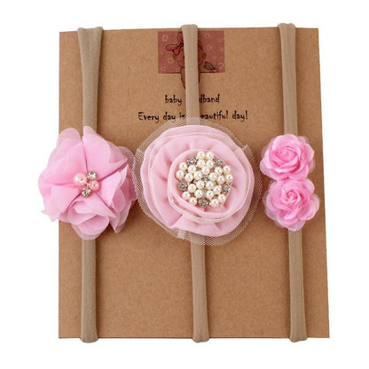 Flower Trendy Baby Headband For Girl Bows Crown Head Bands Cute Newborn Headbands Hairbands Baby Hair Accessories
