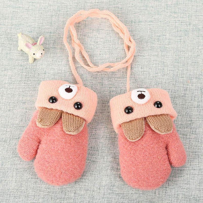 New Fashion Children Winter Caps For Baby Kids Girl Solid Knitted Thick And Modern Caps