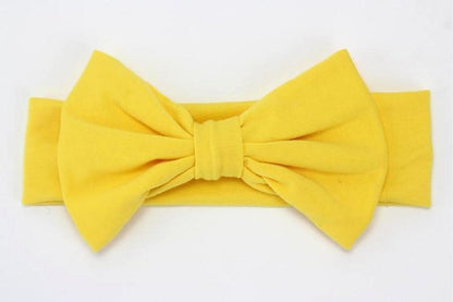 Headband Knitted Cotton Children Girls Elastic Bow Hair Bands Turban for girl Headbands