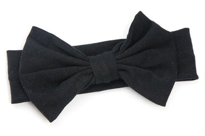 Headband Knitted Cotton Children Girls Elastic Bow Hair Bands Turban for girl Headbands