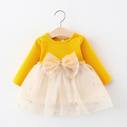 Baby Girls Dresses with Bag-Kids Clothes Baby for Birthday Party Princess Dress In Cat Modern Design