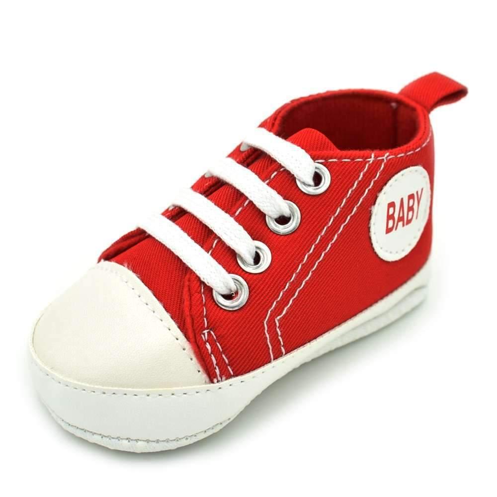 Classic Canvas Newborn Baby Boys Girls First Walkers Toddler Soft Sole Anti-slip Sneakers