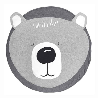 Baby Play Mat Pad Cotton Newborn Infant Crawling Animal Play mat Round Carpet Floor Rug Kids Children Room Carpet For Sleeping