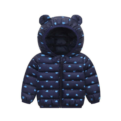 Modern Winter Baby Girls Jackets For Kids Warm Hooded Outerwear Baby Boy Jacket / Coat For Boy and Girls