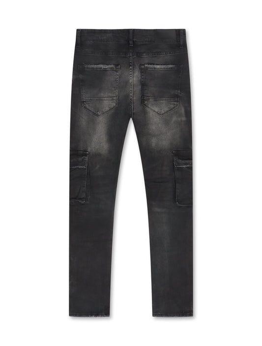 Jordan Craig Sean Cargo Jeans - Black Shadow
