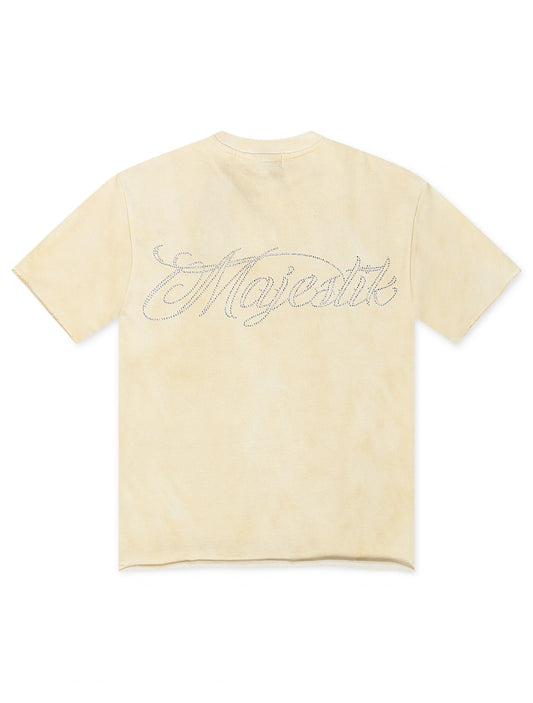 Majestik Garment Department French Terry Tee - Eggshell
