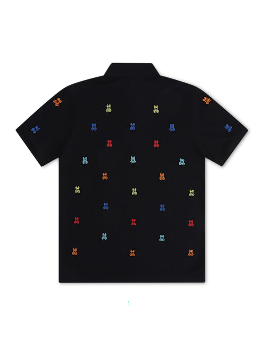Psycho Bunny Bonham Pique Polo - Black