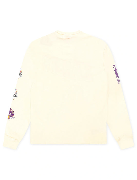 Mitchell & Ness Lakers Long Sleeve - Cream