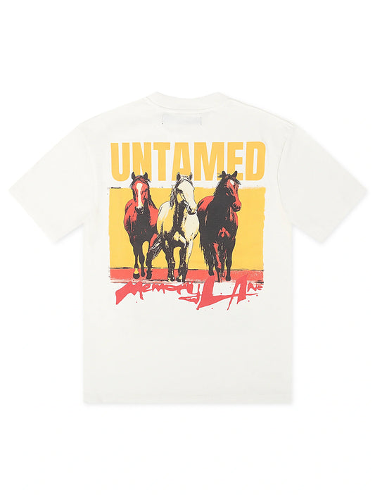 Memory Lane Untamed Tee - Antique White