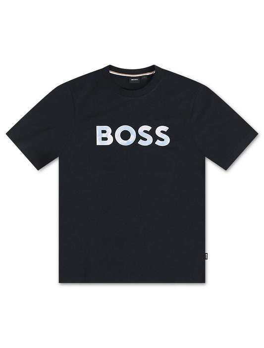 Boss Sky Logo Tee - Navy