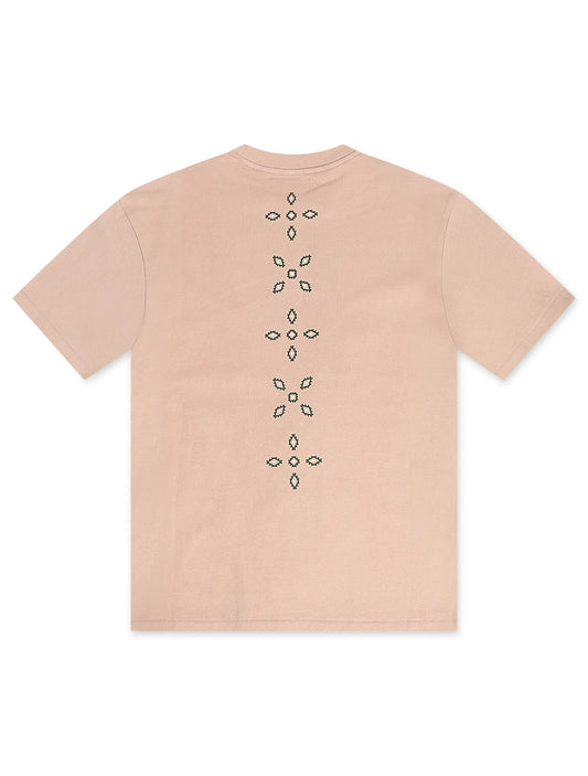 Memory Lane Script Logo Tee - Salmon