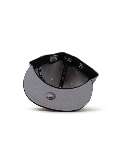 New Era 5950 Dodgers 40Th Anniversary Hat - Gray/Black
