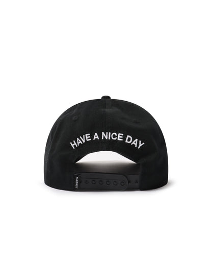 Market Studios Badge 6 Panel Hat - Black
