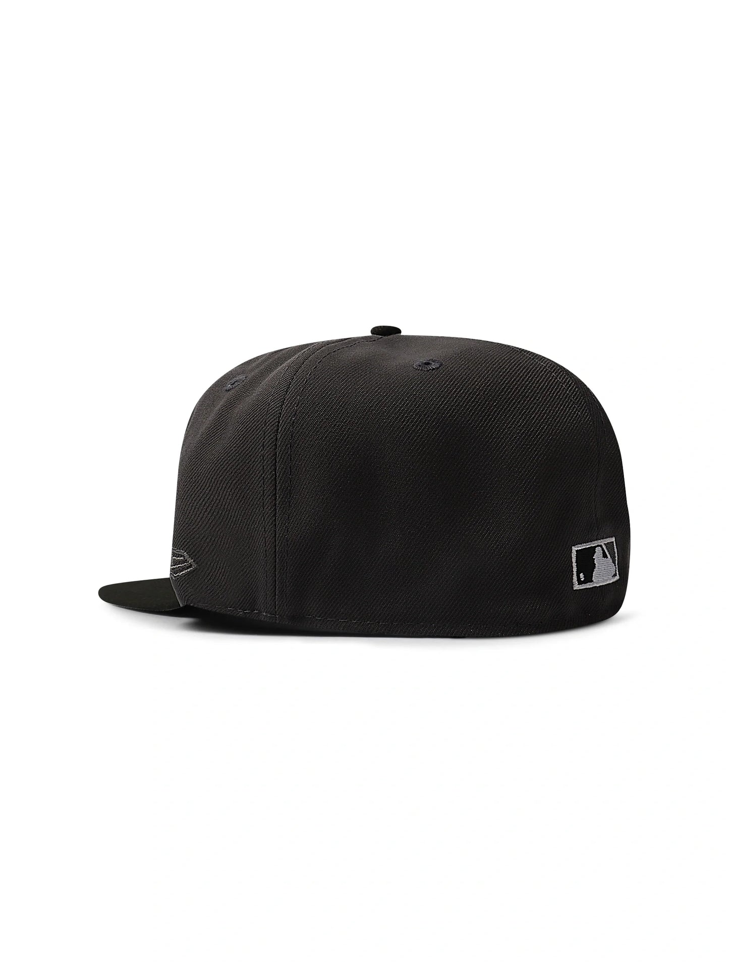 New Era 5950 Dodgers 40th Anniversary Patch Hat - Charcoal