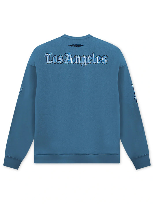 Pro Standard LA Dodgers Country Club Crewneck - Steel Blue