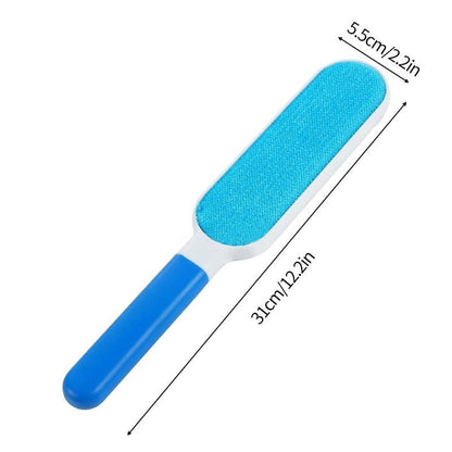 Pet Hair Remover Lint Rollers Brushes Clothes Hairball Remover Brush Dust Sticky Cleaner Fur Clean Pet Hair Tools  Reusable Pet Hair Remover with Self-Cleaning Base Pet Hair Double Sided Brush