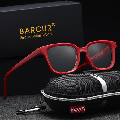 BARCUR Trendy Square Reading Glasses for Men and Women Blue Light Blocking Computer Glasses Clear Lens Presbyopic Readers Stylish Eyewear for Summer Indoor and Outdoor Use