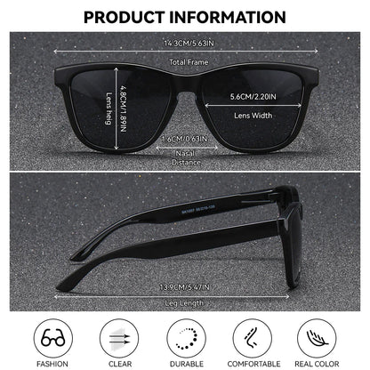 BARCUR Fashion Energetic Polarized Sunglasses for Women – Transparent Lightweight PC Frame Oval UV400 Protection Ladies Holiday Sun Glasses with Stylish Mirror Lens and Elegant White Gift Box – Perfect for Travel Beach & Summer Outings