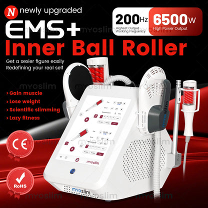 New EMS MYOslim Roller RF Electromagnetic Body Slimming Muscle Stimulate Fat Removal Body Slimming Build Muscle Machine