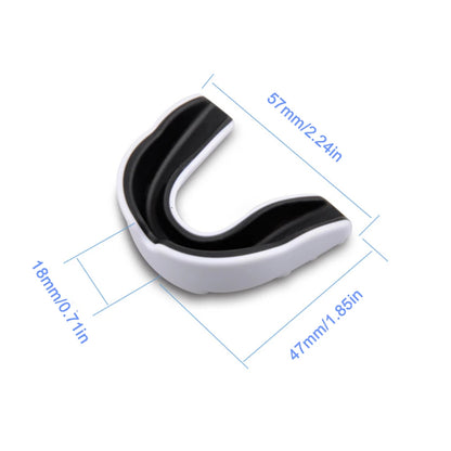 4 pieces; mouthguard suitable for long stick hockey, basketball, karate, martial arts, rugby, boxing, mixed martial arts