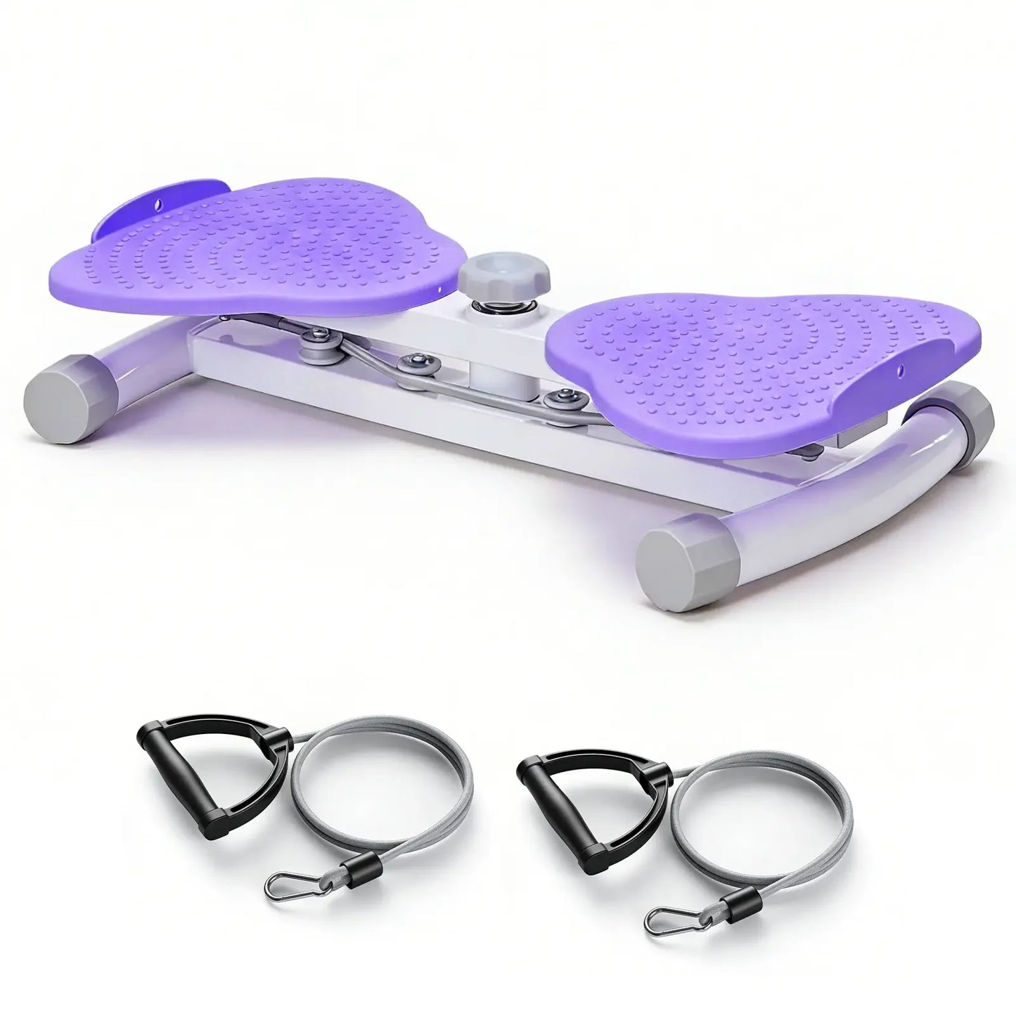 Waist Twister Machine Exercise, Ab Twister Board with 300 lbs Capacity, Quiet Home Gym Equipment for Core Whole Body Workout