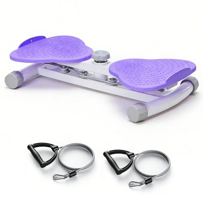 Waist Twister Machine Exercise, Ab Twister Board with 300 lbs Capacity, Quiet Home Gym Equipment for Core Whole Body Workout