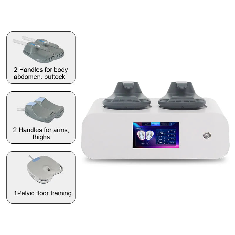 15Tesla Body Sculpting Machine Myoslim Sculpt Weight Loss Massager 6500W RFElectromagnetic Fat Slimming Stimulation Device