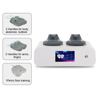 15Tesla Body Sculpting Machine Myoslim Sculpt Weight Loss Massager 6500W RFElectromagnetic Fat Slimming Stimulation Device