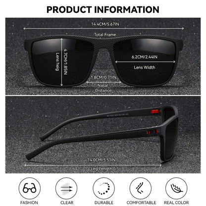 BARCUR Original Trendy White Pink Polarized Sunglasses Lightweight Comfort Square PC Eyewear for Women Sports UVA & UVB Protection Trendy Sun Glasses for Summer