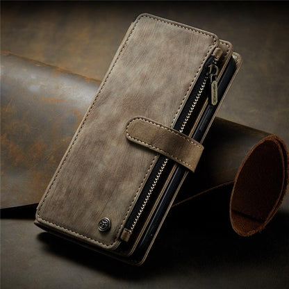 Vintage Card Holder Leather Wallet Case for iPhone 11 12 13 14 Pro Max Mini XR XS Max 8 7 6s Plus SE Storage Pocket Cover Flip Case PU Leather Protective Case With Magnetic Closure
