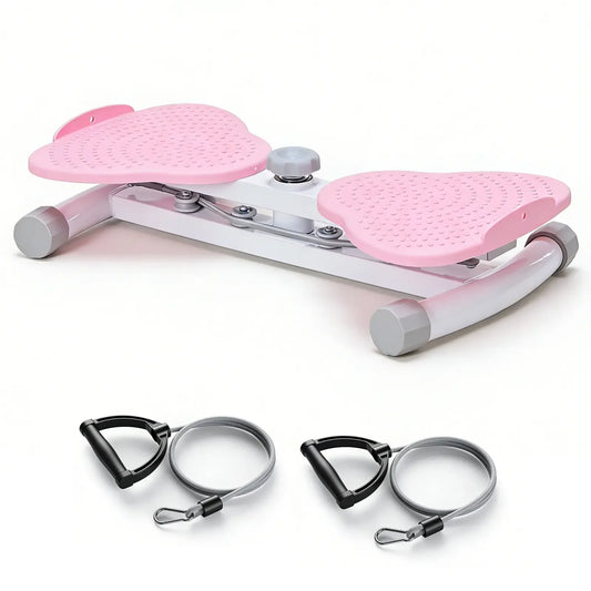 Waist Twister Machine Exercise, Ab Twister Board with 300 lbs Capacity, Quiet Home Gym Equipment for Core Whole Body Workout