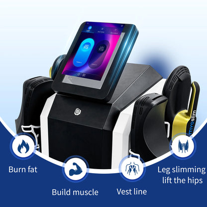 Myoslim Slimming Machine EMS Body Sculpt Machine Electromagnetic Stimulate Sculpting Muscle Fat Burning Weight Lose Equipmen