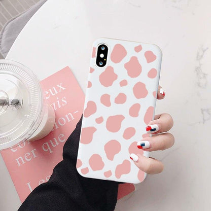Slim Fit  Lightweight Black White  Print Silicone Case For iPhone 11 Pro 7 8 Plus X XR XS Max iphone 11 Cell Phone Case Cover White Black Pattern Print Silicone Unisex Case