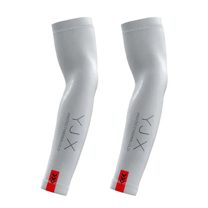 1Pair Summer Arm Sleeves for Running Outdoor Cycling Driving Breathable Ice Silk Elastic Sun Protection Men Women Arm Cover