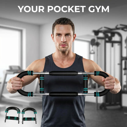 Twister Arm Trainer Chest Workout Equipment for Men & Women, Adjustable 5 Resistance (40-130 lbs) Home Gym Strength Trainer