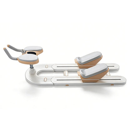 Spine Twist and Stretch Trainer, Low-Impact Home Gym Equipment for Waist Toning, Leg Stretching & Core Activation