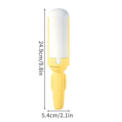 Pet Hair Remover Lint Rollers Brushes Clothes Hairball Remover Brush Dust Sticky Cleaner Fur Clean Pet Hair Tools  Reusable Pet Hair Remover with Self-Cleaning Base Pet Hair Double Sided Brush