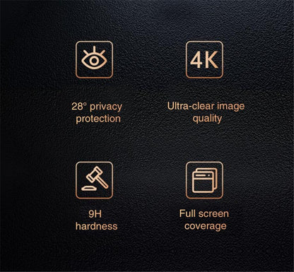 3PCS Privacy Screen Protector For iPhone 14 PRO MAX Anti-Spy Glass For iPhone 13 12 11 XS Max XR 7 8 Plus SE 2022 Tempered Glass 9H Hardness Tempered Glass Anti Spy Case Friendly Screen Protector