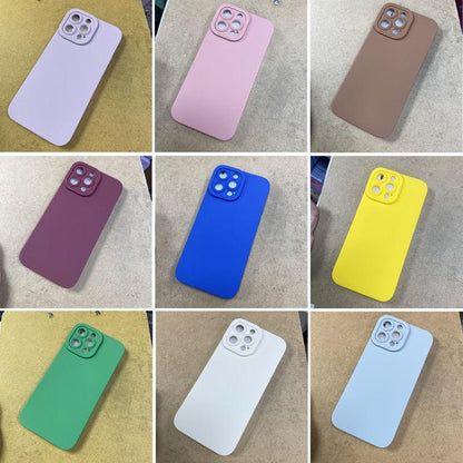 High-end Black Shockproof Silicone Phone Case For iPhone 13 12 Pro 11 Pro Max For Men Protect Lens Cover Compatible with iPhone Silicone Rubber Case Comfortable Grip
