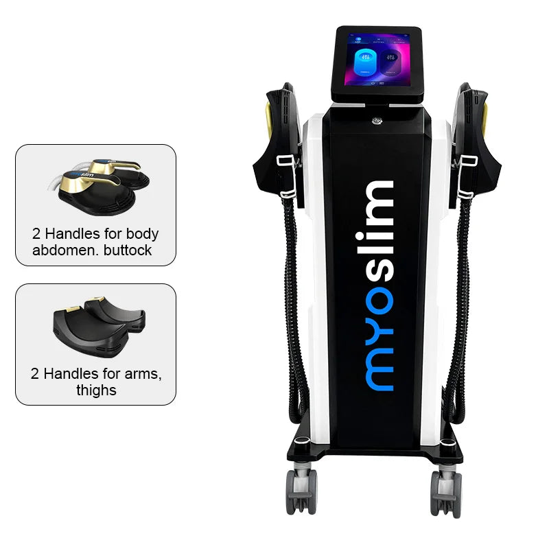 Myoslim Slimming Machine EMS Body Sculpt Machine Electromagnetic Stimulate Sculpting Muscle Fat Burning Weight Lose Equipmen