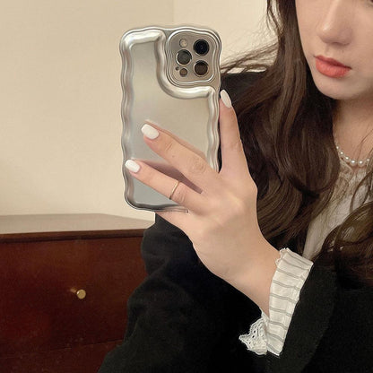 Women Luxury Gold Color Shockproof Phone Case for iPhone 14 13 12 11 Pro Max X Xs Max XR Shock-Absorbing Elegant Shiny Case for iPhone Strong iphone Back Cover