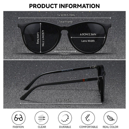 BARCUR Pink Fashion Round Sunglasses for Women – Polarized Comfortable UV400 Mirror Lense Lightweight PC Frame for Summer Travel Vacation & Holiday – Trendy Girls’ Gift Idea with Sweet Style