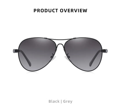 BARCUR Polarized Pilot Sunglasses for Men – Stylish Anti Blue Light UV400 Protection Gradient Mirror Lens Stainless Steel Trendy Frame – Fashion Aviator Sun Glasses for Men Ideal for Driving Travel Summer & Outdoor Activities