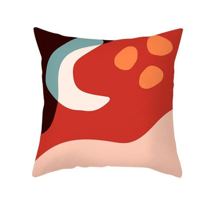 Abstract Line Drawing Cushion Case Modern Abstract Painting Pillow Case Beautiful Art Cushion Covers Art Sofa Pillows Case Livingroom Decorative Pillow 45x45CM