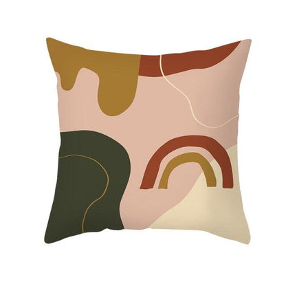 Abstract Line Drawing Cushion Case Modern Abstract Painting Pillow Case Beautiful Art Cushion Covers Art Sofa Pillows Case Livingroom Decorative Pillow 45x45CM